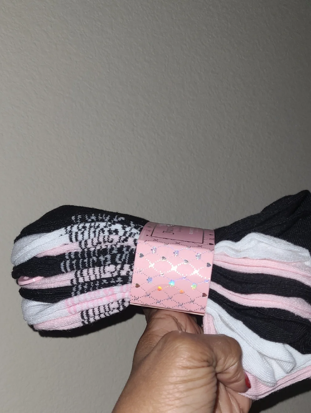 Juicy Couture Black Low-Cut Socks - 8 Pairs